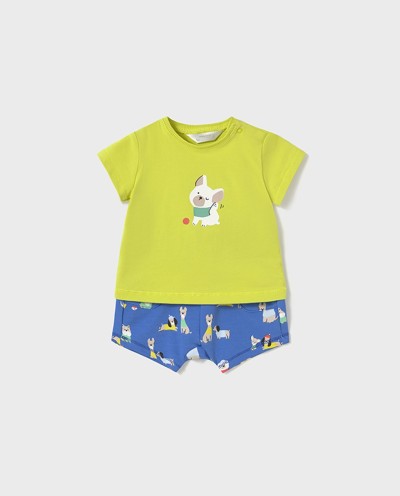 CONJUNTO DE PUNTO ANIMALES AZUL