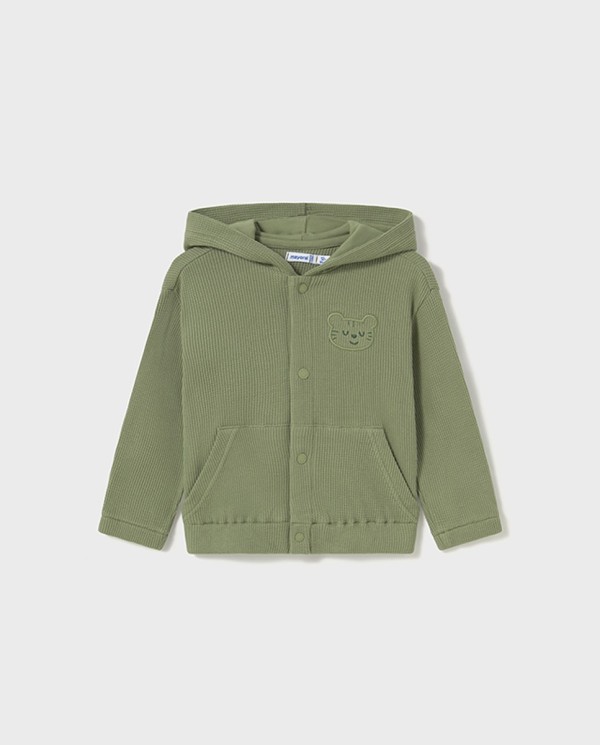 CHAQUETA ESTRUCTUA CON CAPUCHA