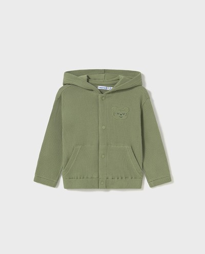 CHAQUETA ESTRUCTUA CON CAPUCHA