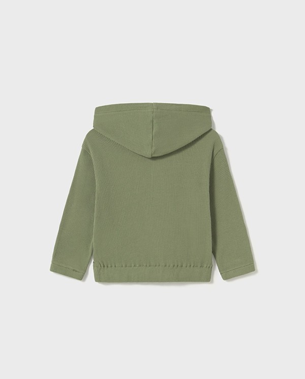 CHAQUETA ESTRUCTUA CON CAPUCHA