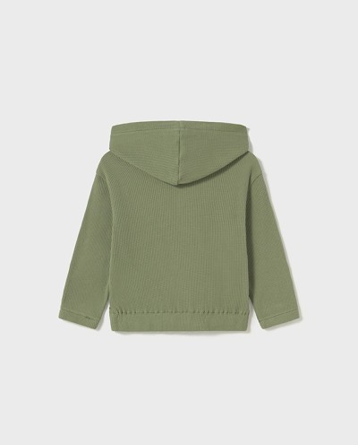 CHAQUETA ESTRUCTUA CON CAPUCHA