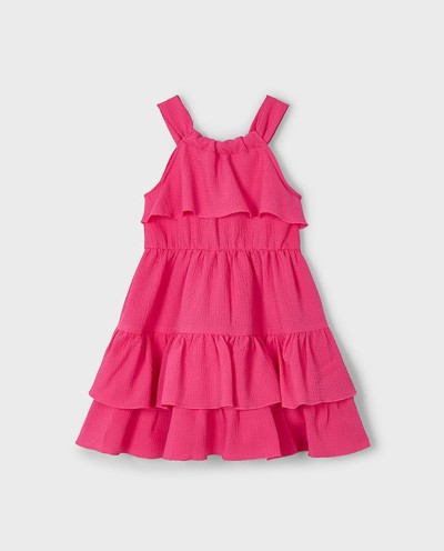 VESTIDO VOLANTES CREPÉ