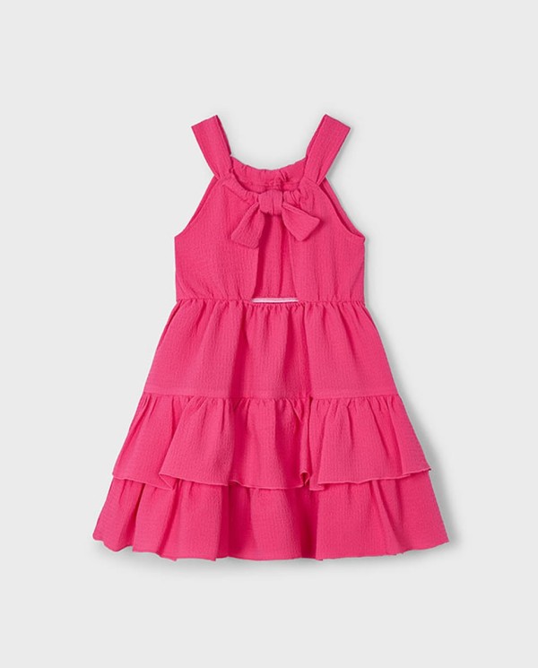 VESTIDO VOLANTES CREPÉ