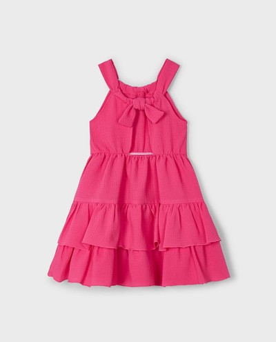 VESTIDO VOLANTES CREPÉ
