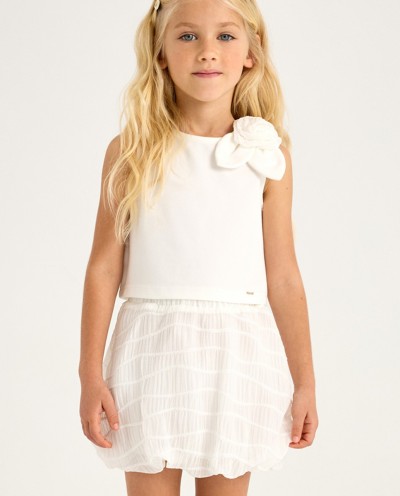 CONJUNTO FALDA GLOBO Y TOP