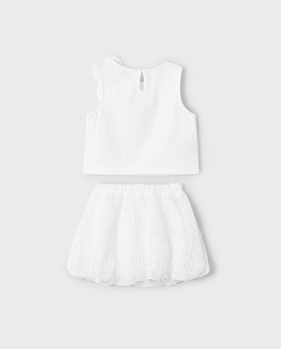 CONJUNTO FALDA GLOBO Y TOP