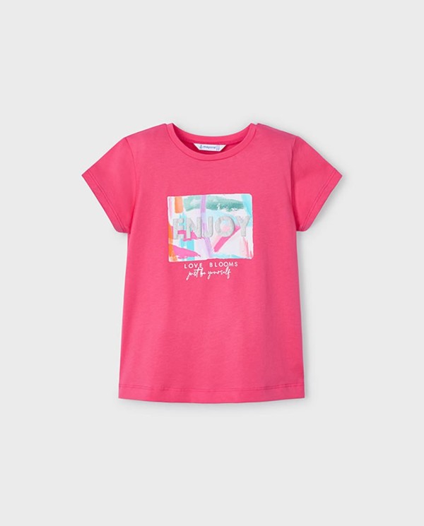 CAMISETA ESTAMPADA NIÑA ROSA VIGORE 2