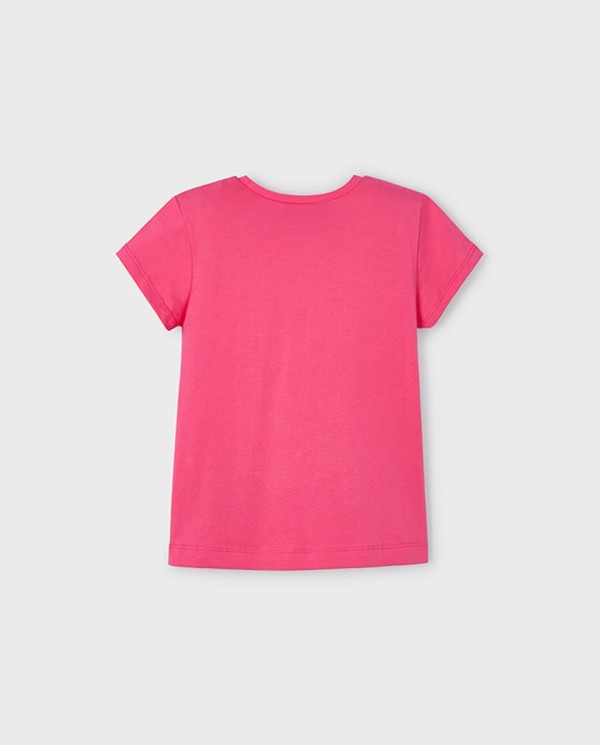 CAMISETA ESTAMPADA NIÑA ROSA VIGORE