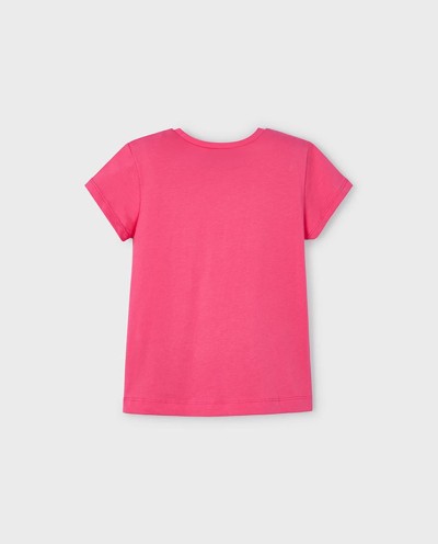 CAMISETA ESTAMPADA NIÑA ROSA VIGORE