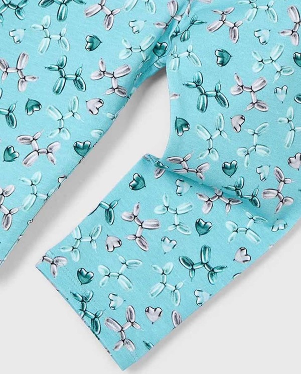 LEGGING PIRATA ESTAMPADO ANIS CLARO