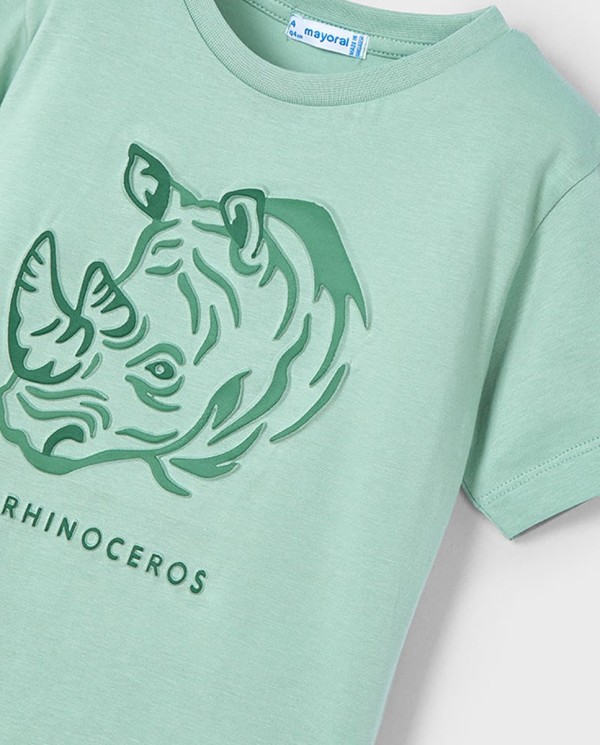 CAMISETA RELIEVE RINOCERONTE