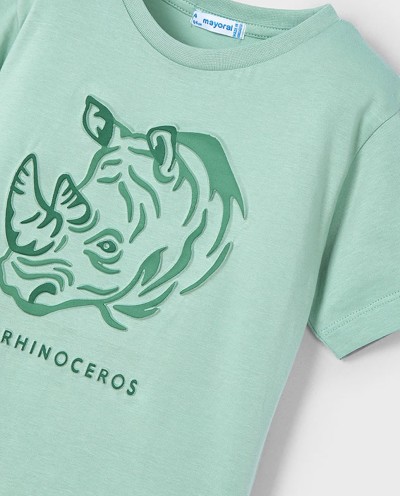 CAMISETA RELIEVE RINOCERONTE
