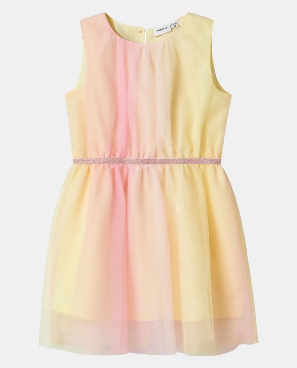 VESTIDO TUL TORNASOLADO