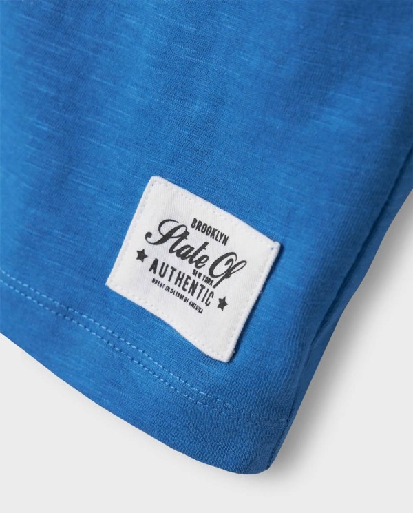 CAMISETA FANTASIA BOLSILLO AZUL