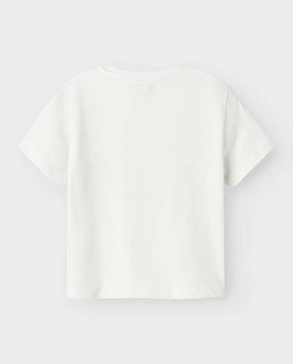 CAMISETA M/CORTA CON PRINT BLANCO