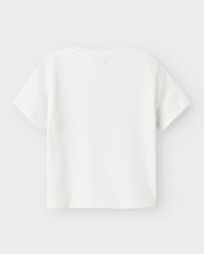 CAMISETA M/CORTA CON PRINT BLANCO