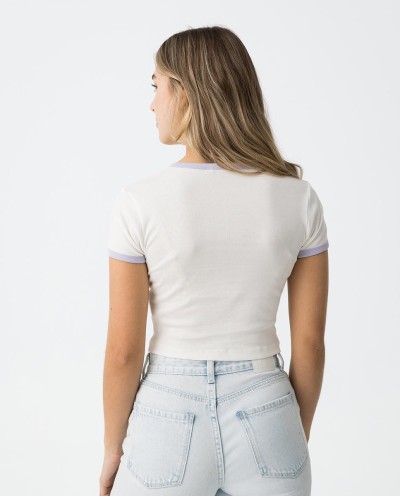 CAMISETA CROPPED NATA