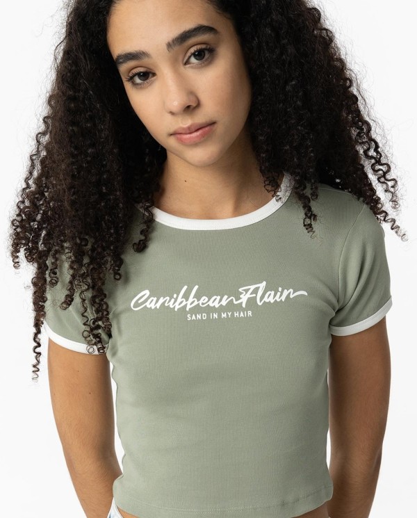 CAMISETA CROPPED MATCHA