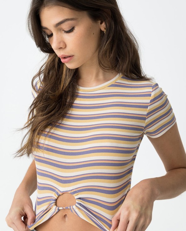 CAMISETA RAYAS NUDO NATA