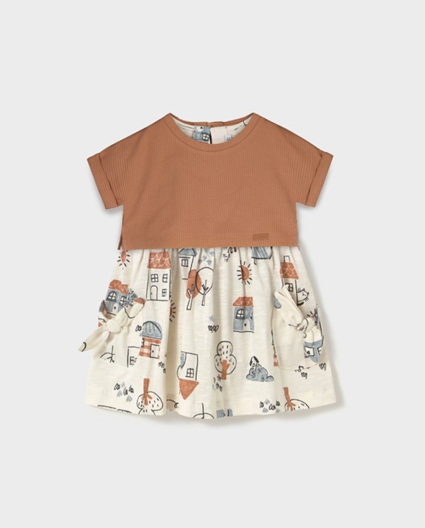 VESTIDO ESTAMPADO CON TOP