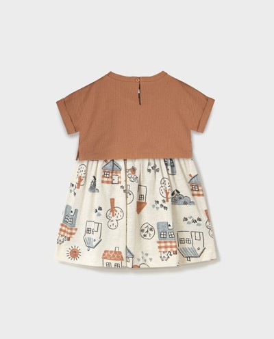 VESTIDO ESTAMPADO CON TOP