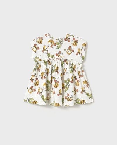 VESTIDO ESTAMPADO CHIC CRUDO