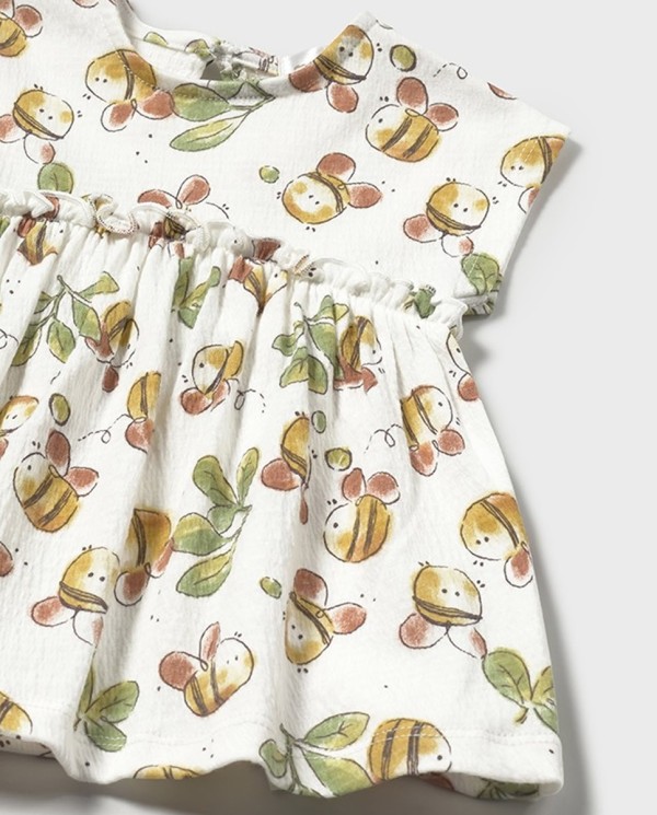 VESTIDO ESTAMPADO CHIC CRUDO