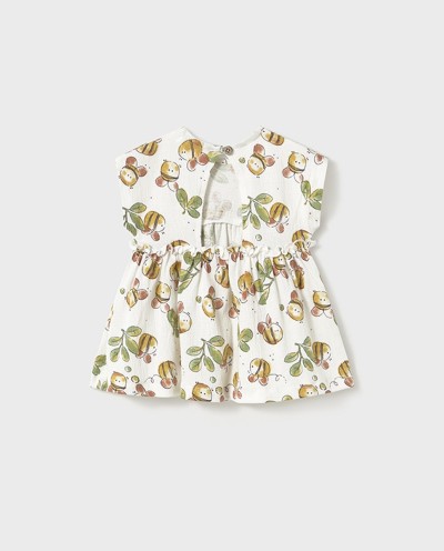 VESTIDO ESTAMPADO CHIC CRUDO