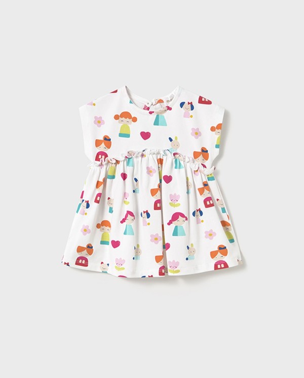 VESTIDO ESTAMPADO CHIC BLANCO