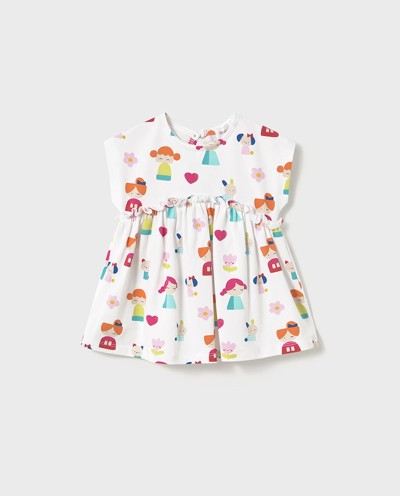 VESTIDO ESTAMPADO CHIC BLANCO