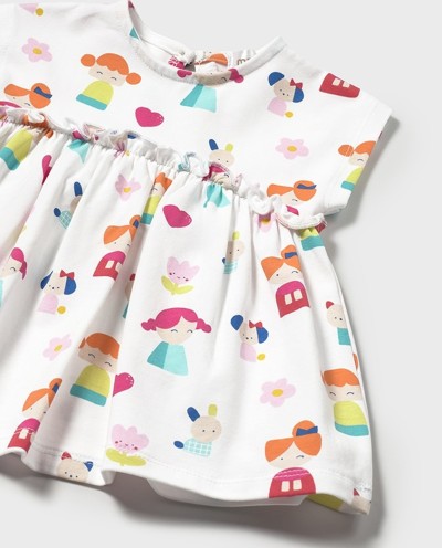 VESTIDO ESTAMPADO CHIC BLANCO