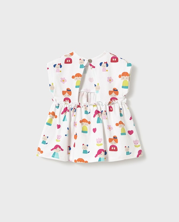 VESTIDO ESTAMPADO CHIC BLANCO