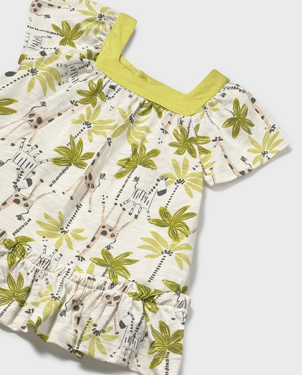 VESTIDO CON CUBREPAÑAL ESTAMPADO 2