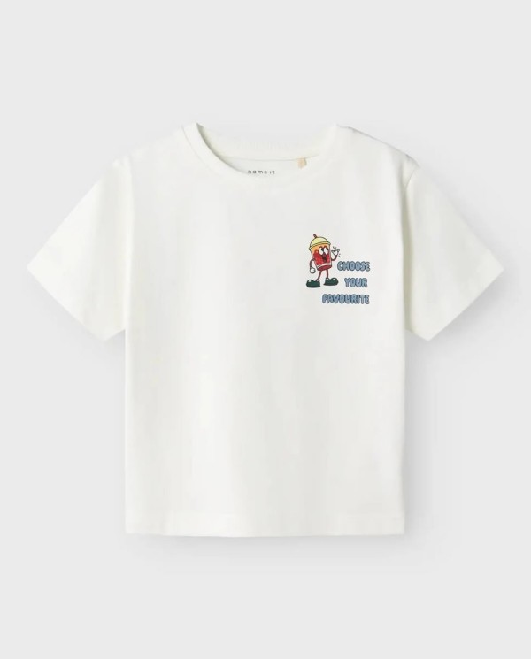 CAMISETA CON ESTAMPADO DETRÁS NATA 2
