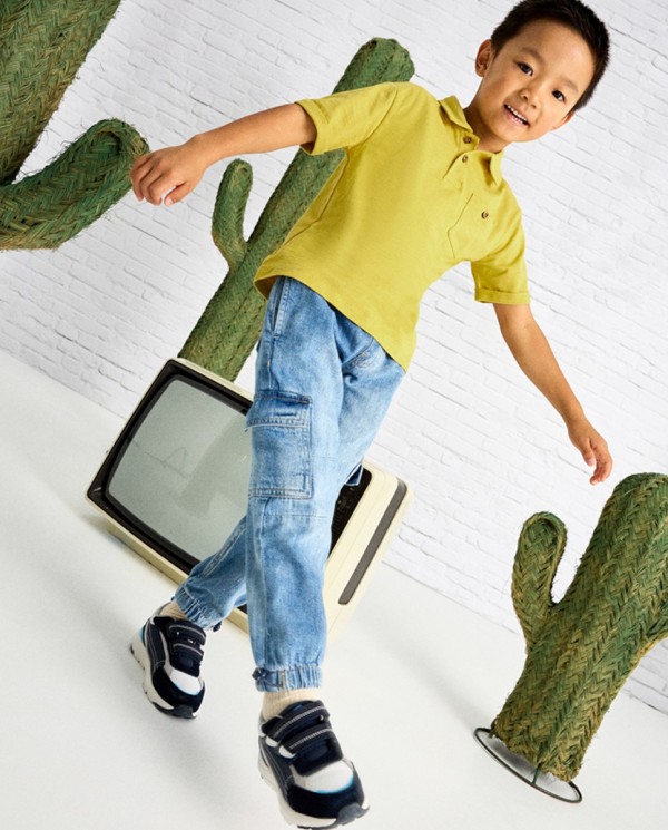 PANTALÓN DENIM CARGO