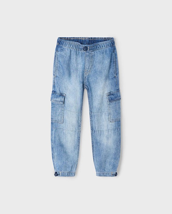 PANTALÓN DENIM CARGO 2