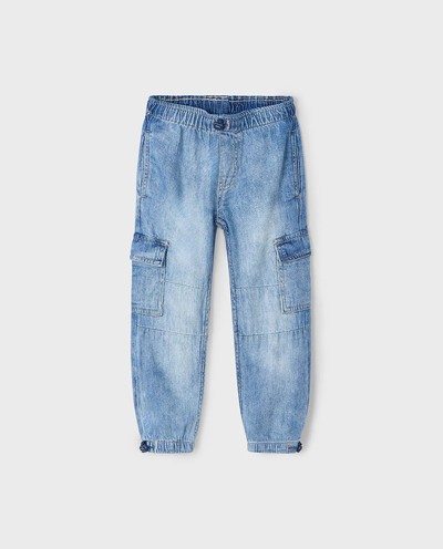 PANTALÓN DENIM CARGO