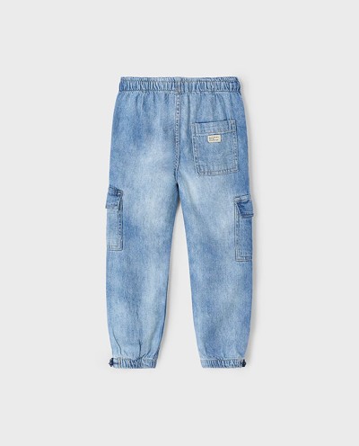 PANTALÓN DENIM CARGO