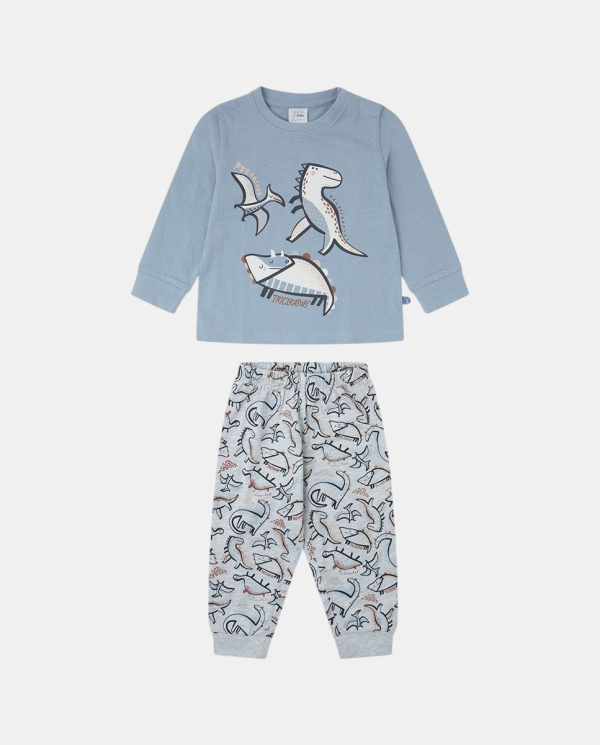 PIJAMA MANGA LARGA DINORAURS