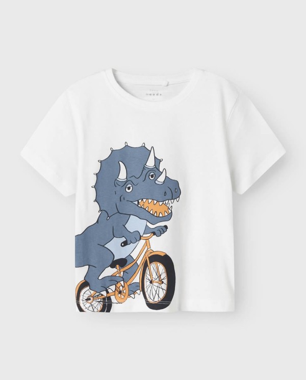 CAMISETA M/CORTA DINO BLANCO