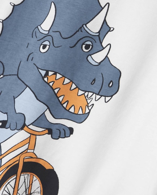 CAMISETA M/CORTA DINO BLANCO 2