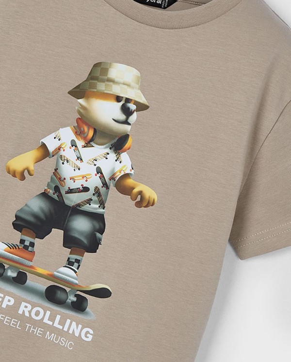 CAMISETA KEEP ROLLING