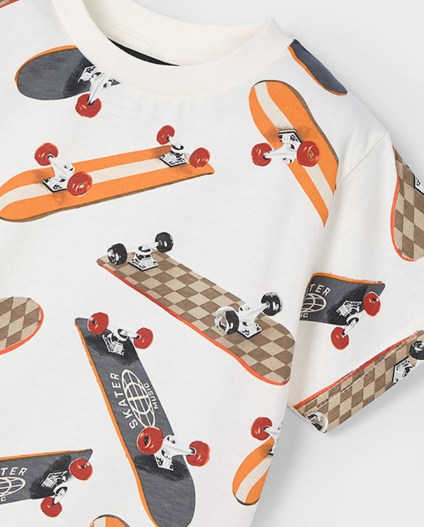 CAMISETA ESTAMPADA MONOPATÍN