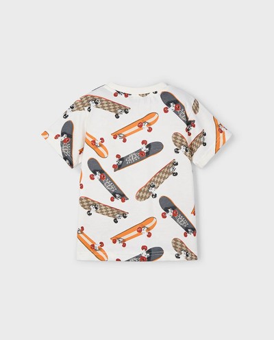 CAMISETA ESTAMPADA MONOPATÍN