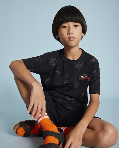 CAMISETA M/CORTA ESTAMPADA