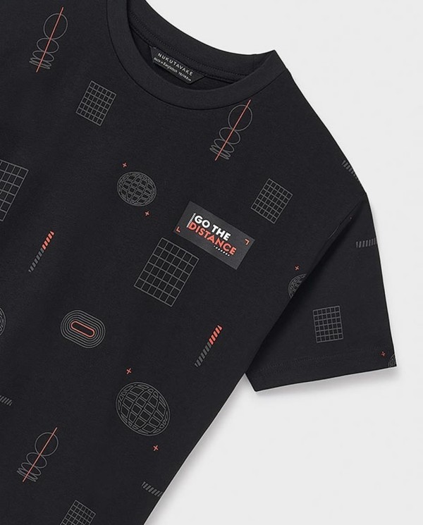 CAMISETA M/CORTA ESTAMPADA