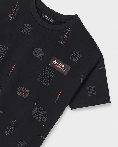 CAMISETA M/CORTA ESTAMPADA