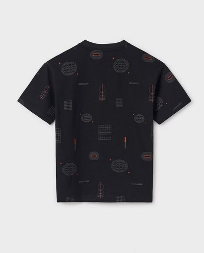 CAMISETA M/CORTA ESTAMPADA