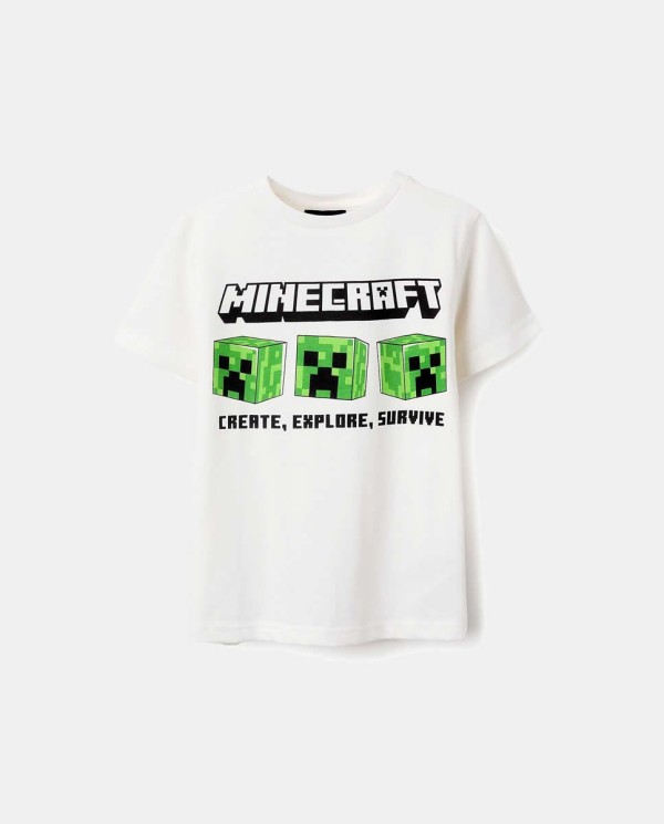 CAMISETA M/CORTA MINECRAFT