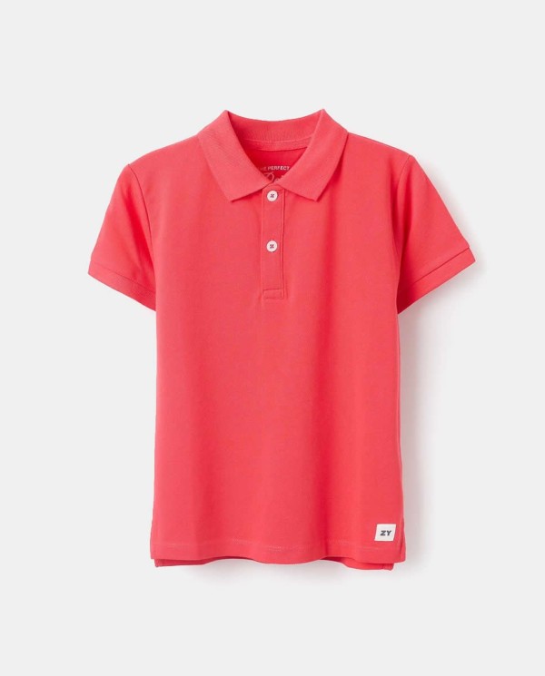 POLO M/CORTA BASICO ROJO